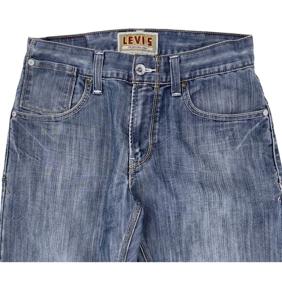 Levi's Men's 514 Slim Straight Original Jeans 32x30 Denim Flap Pocket Red Tab - Picture 2 of 11